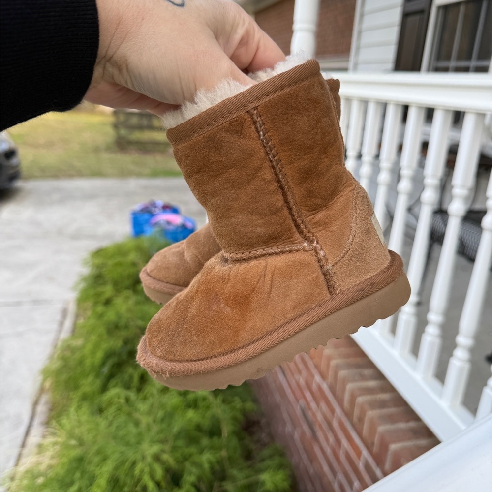 UGG Classic Tall Chestnut Snow Boots Size 6C toddler kids child boy girl - Picture 4 of 8